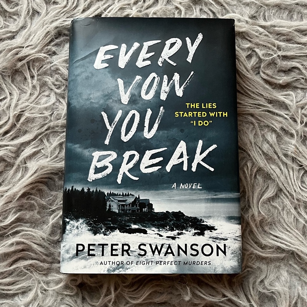 Every Vow You Break by Peter Swanson book EUC